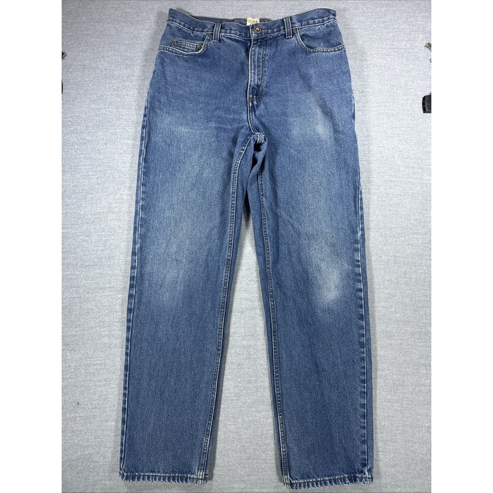 Redhead Brand Co Men's 33x32 (Actual 32x31) Blue Jeans 100% Cotton Straight Leg